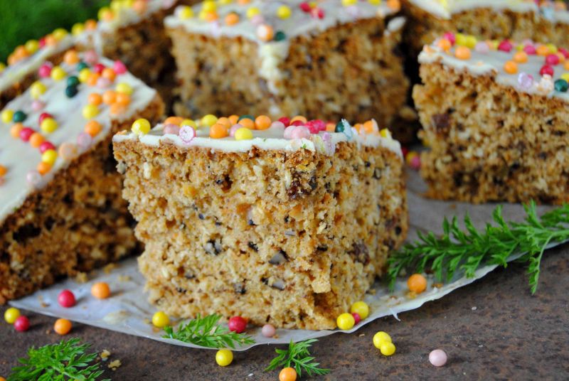 Ciasto marchwiowo- bakaliowe