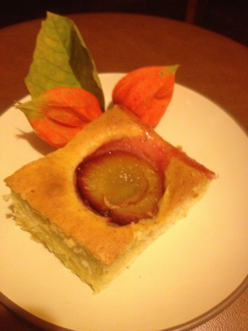 Ciasto maślane ze śliwkami