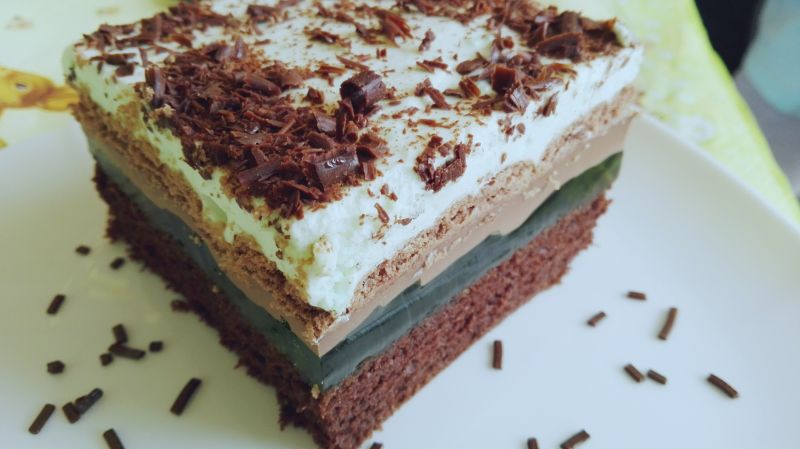 Ciasto miętowo-czekoladowe Ciasto miętowo-czekoladowe