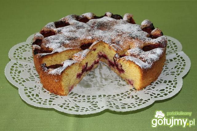 Ciasto migdałowe ze śliwkami Ciasto migdałowe ze śliwkami