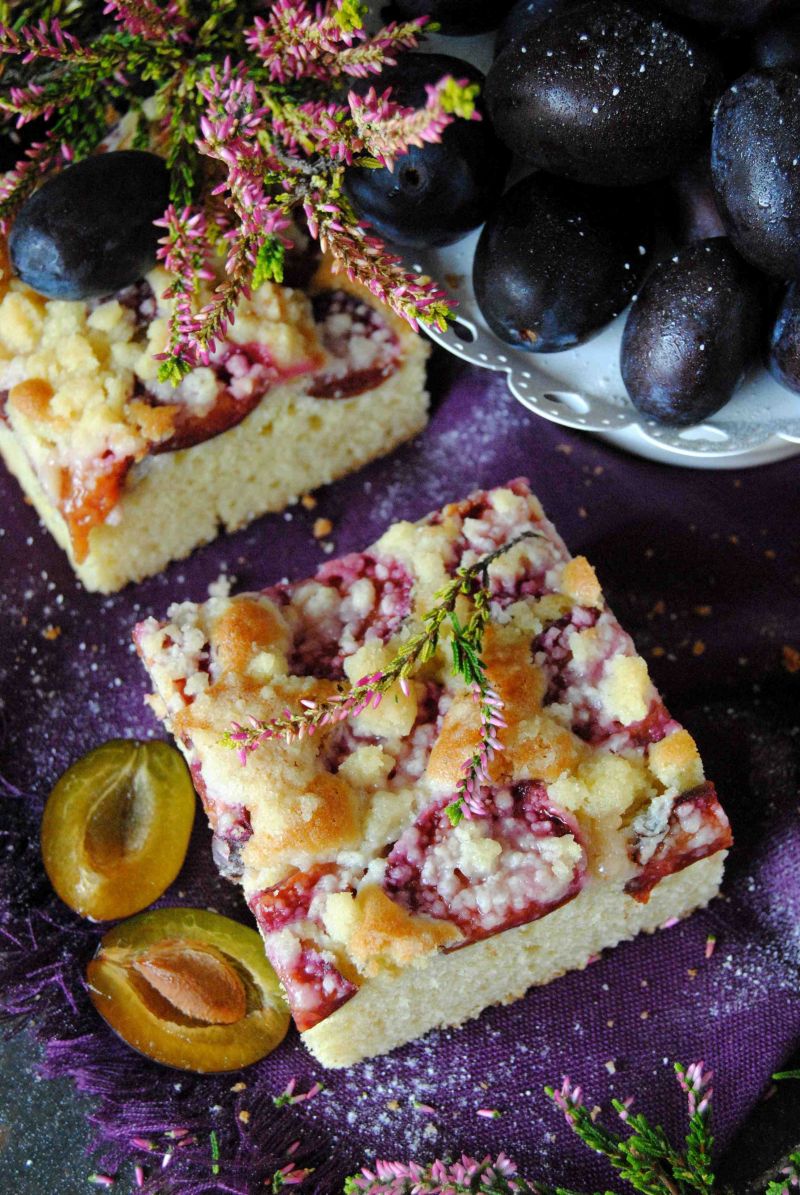 Ciasto migdałowo -  śliwkowe  Ciasto migdałowo -  śliwkowe