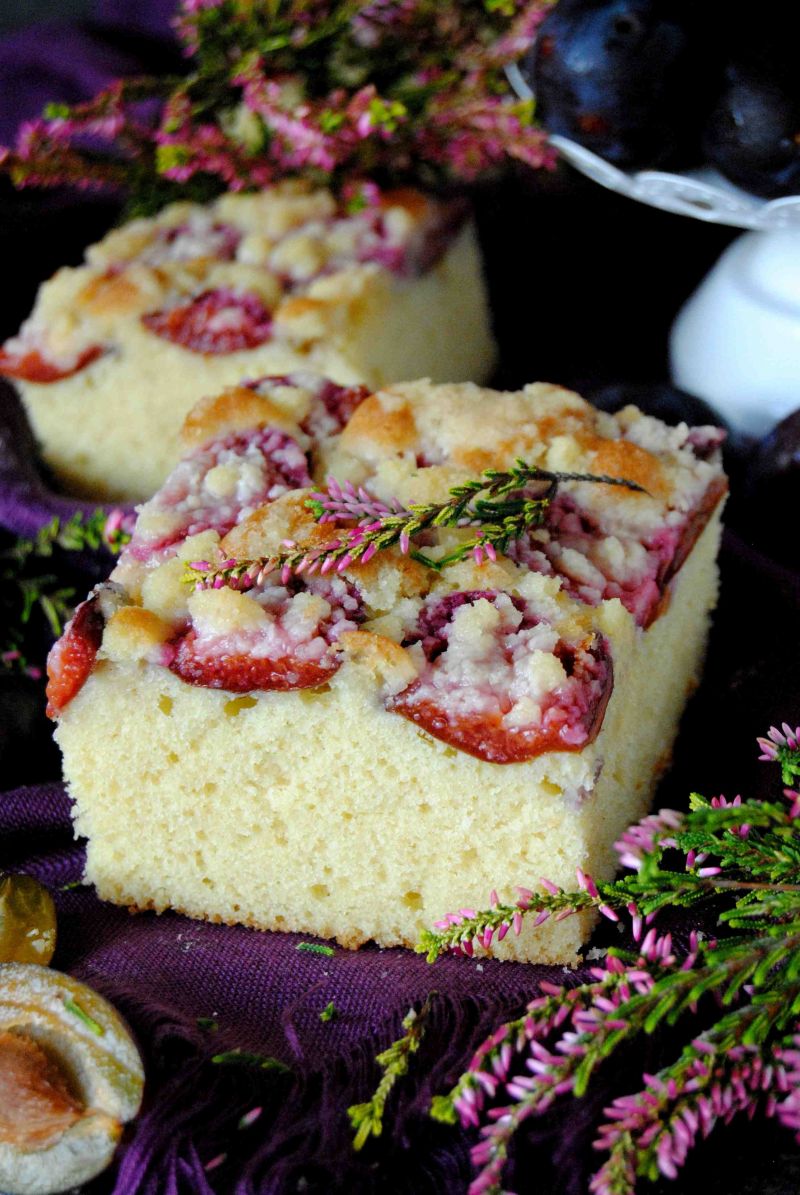 Ciasto migdałowo -  śliwkowe  Ciasto migdałowo -  śliwkowe