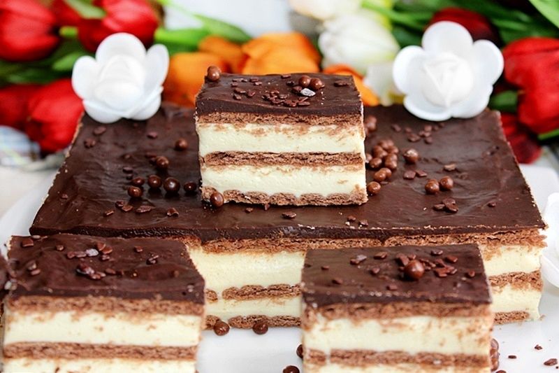 Ciasto Milky Way bez pieczenia Ciasto Milky Way bez pieczenia