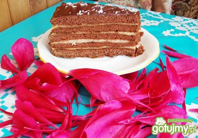 Ciasto miodowe z masą Ciasto miodowe z masą