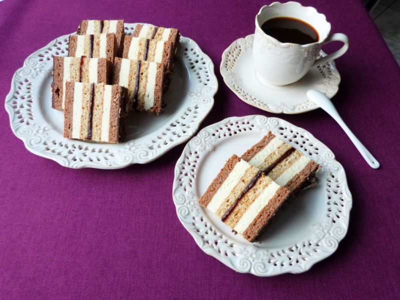 Ciasto miodowo-kakaowe 