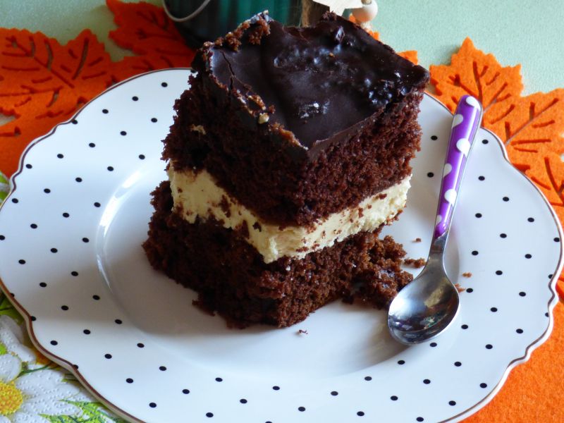 Ciasto "Mleczna kanapka"