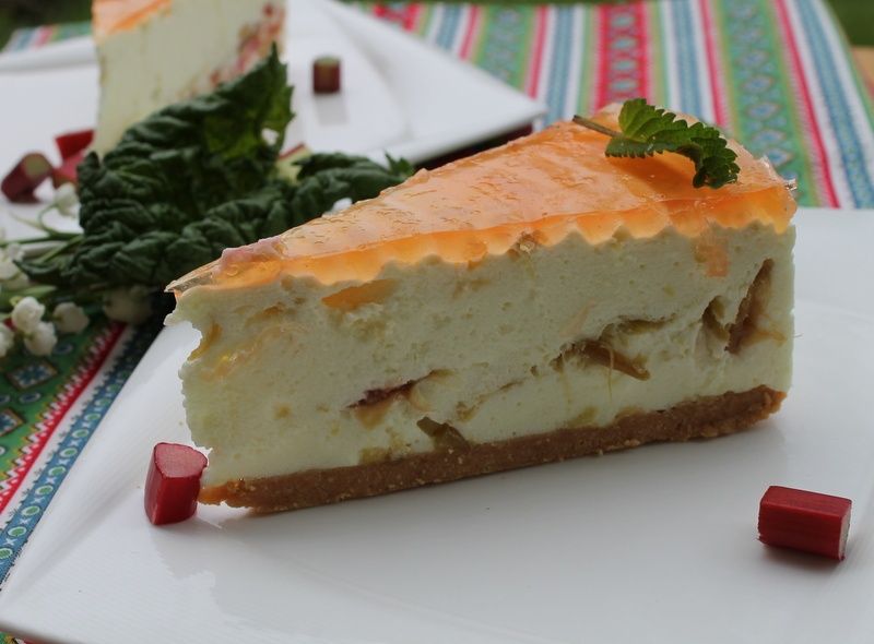 Ciasto mleczne z rabarbarem  Ciasto mleczne z rabarbarem