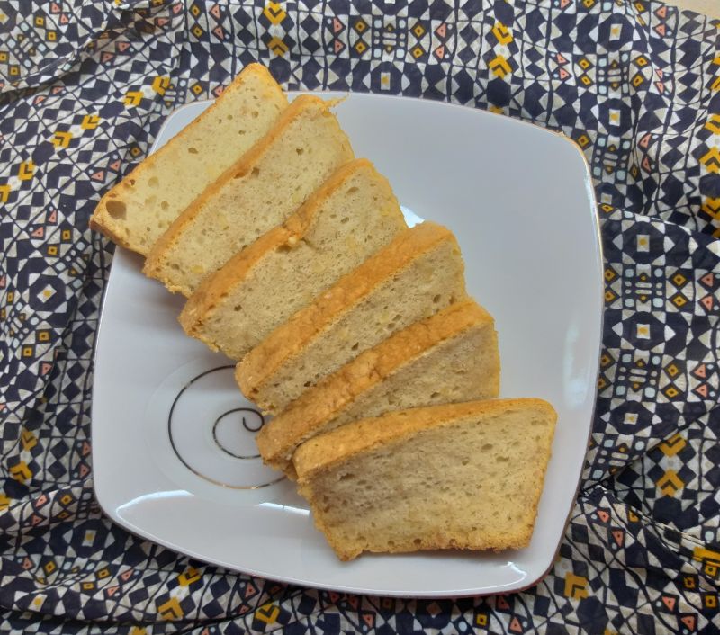 Ciasto na białkach z migdałami