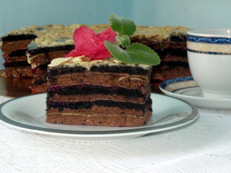Ciasto na herbatnikach  bez pieczenia Ciasto na herbatnikach  bez pieczenia