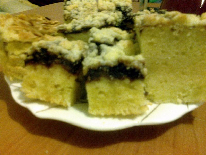 Ciasto na kwaśnym mleku z dżemem  Ciasto na kwaśnym mleku z dżemem