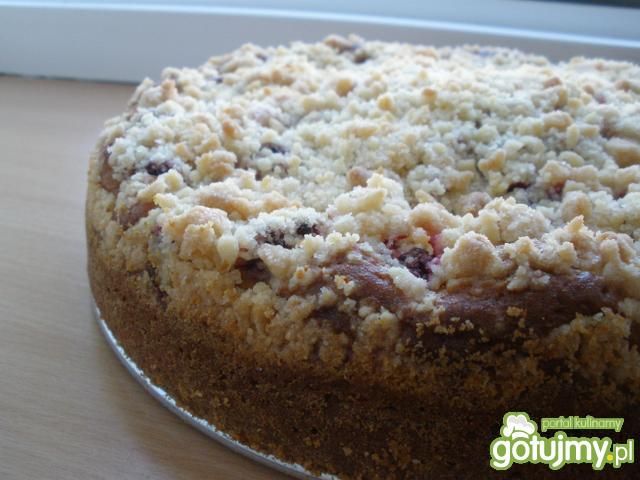 Ciasto na maślance z malinami  Ciasto na maślance z malinami