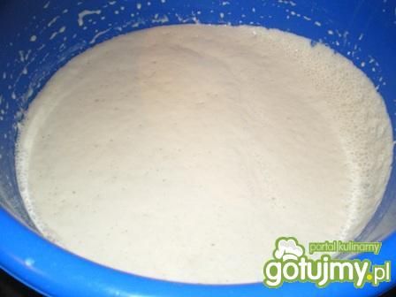 Ciasto na pizzę. Ciasto na pizzę.