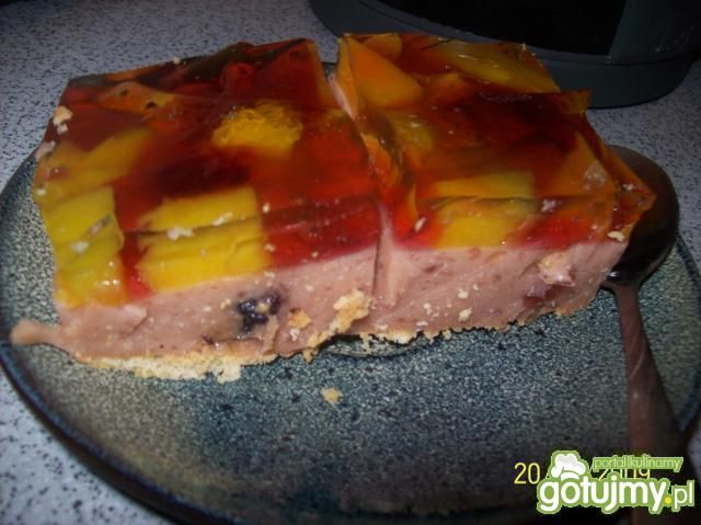 ciasto na zimno kolorowe