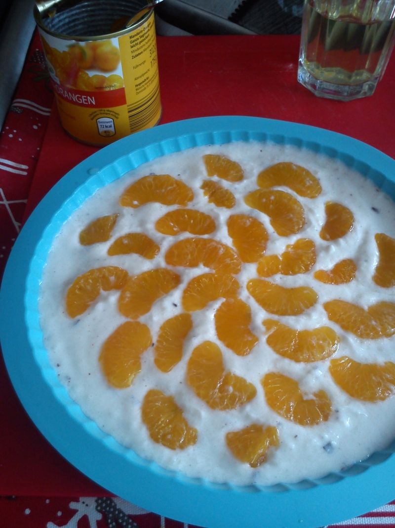 Ciasto na zimno z mandarynkami Ciasto na zimno z mandarynkami