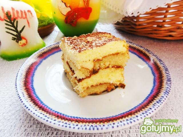 Ciasto niby tiramisu wg Ilony