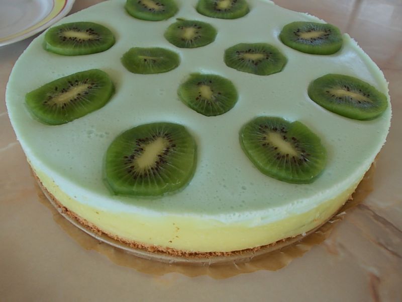 Ciasto o smaku kiwi