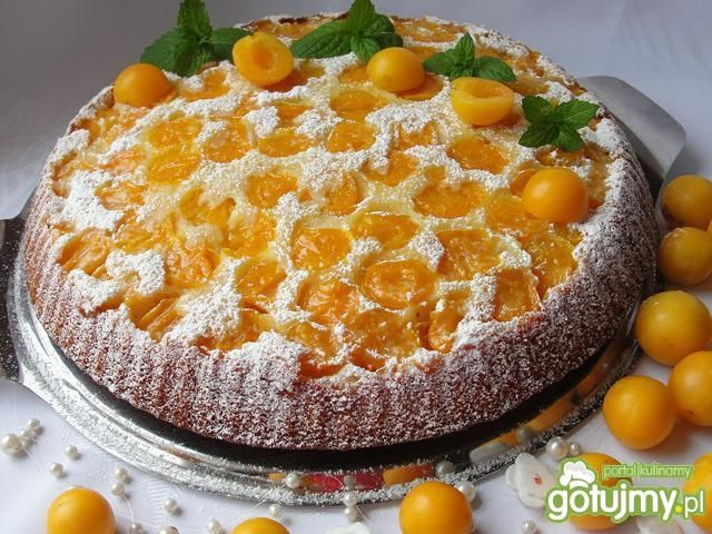 Ciasto odwracane z mirabelkami Ciasto odwracane z mirabelkami