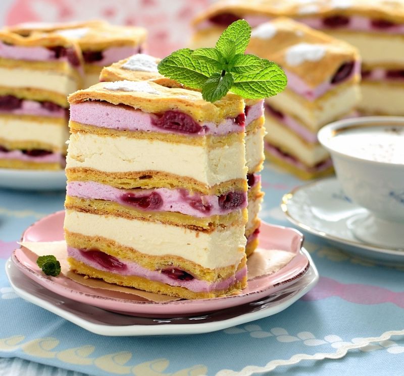 Ciasto optymistów z wiśniami