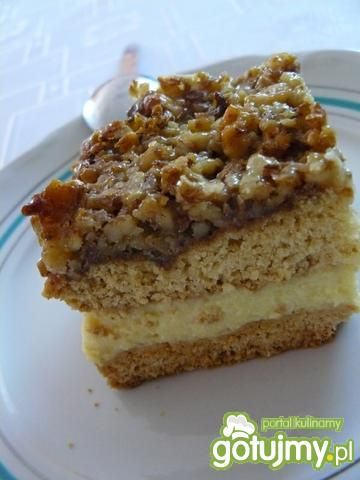 Ciasto orzechowe.