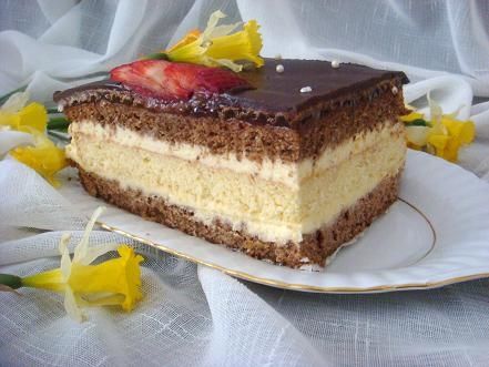 Ciasto orzechowe na waflu