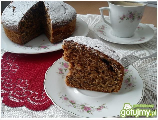 Ciasto orzechowe z mieszanych orzechów