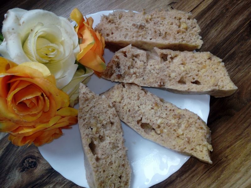 Ciasto orzechowe z mikrofali