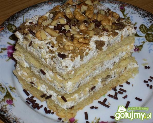 Ciasto orzechowiec świąteczny Ciasto orzechowiec świąteczny