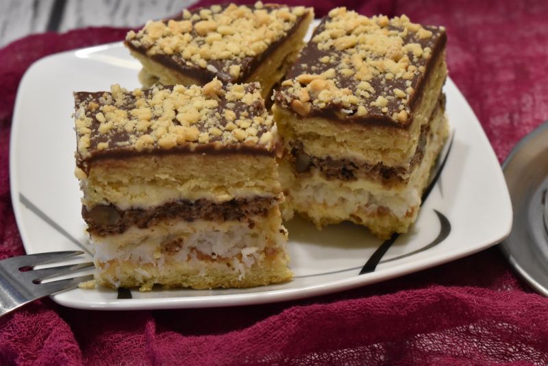 Ciasto orzechowiec znad Sekwany