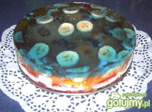 Ciasto owocowe z galaretką Ciasto owocowe z galaretką