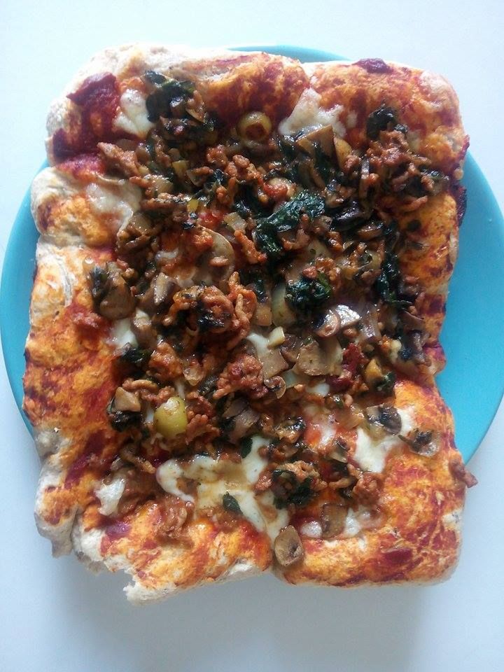 CIASTO PEŁNOZIARNISTE NA PIZZE CIASTO PEŁNOZIARNISTE NA PIZZE