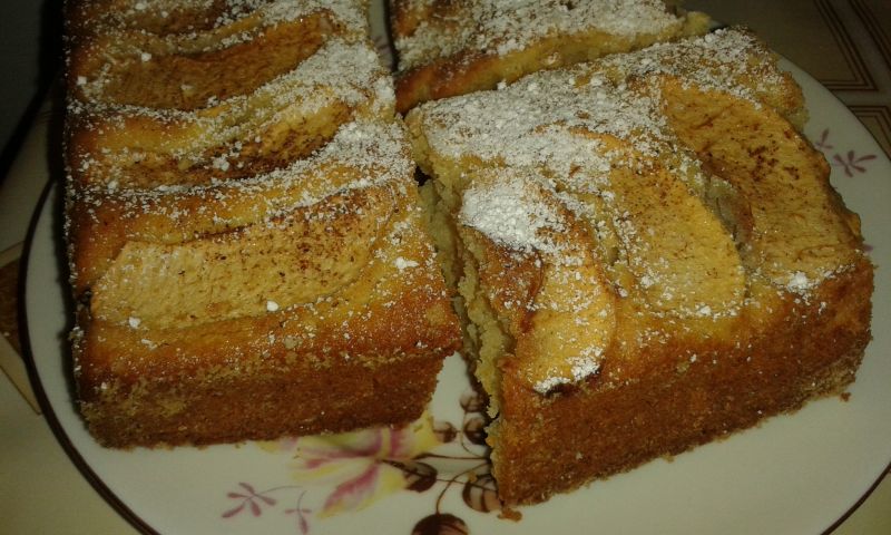 Ciasto piaskowe z jabłkami