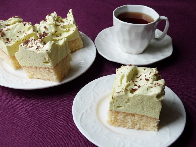 Ciasto piaskowe z lekką pianką