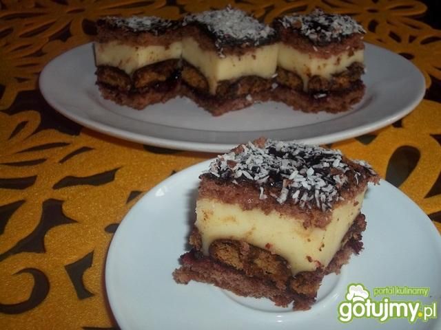 Ciasto piernikowo-budyniowe