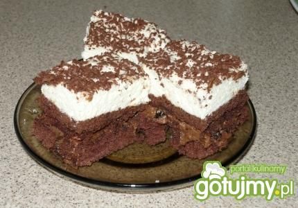 Ciasto Pijana wiśnia  z Nutellą