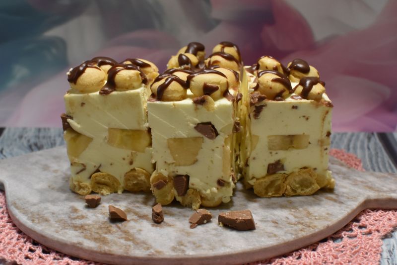 Ciasto Ptysiowy Bananowiec Ciasto Ptysiowy Bananowiec