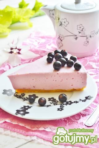 Ciasto serowo-jogurtowe z porzeczkami 