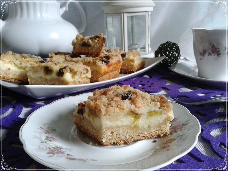 Ciasto serowo-rabarbarowe Ciasto serowo-rabarbarowe