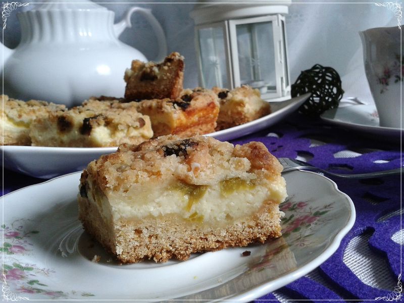 Ciasto serowo-rabarbarowe Ciasto serowo-rabarbarowe