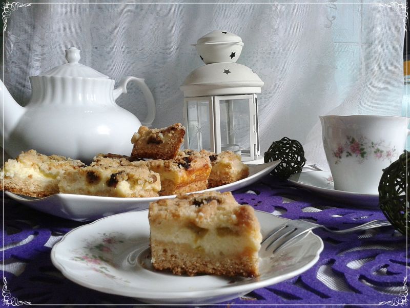 Ciasto serowo-rabarbarowe Ciasto serowo-rabarbarowe