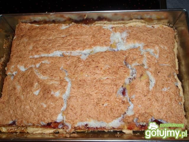 Ciasto sezamowo -chałwowo - kokosowe Ciasto sezamowo -chałwowo - kokosowe