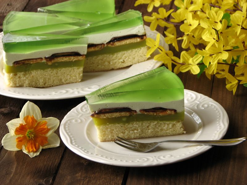 Ciasto Shrek wg Bogusi  Ciasto Shrek wg Bogusi