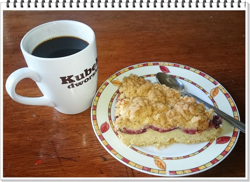 Ciasto śliwkowe Eli z kokosową kruszonką Ciasto śliwkowe Eli z kokosową kruszonką