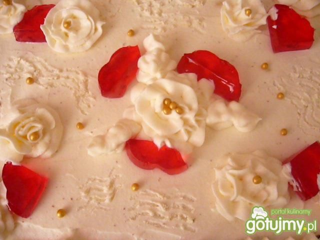 Ciasto śmietanowo galaretkowe Ciasto śmietanowo galaretkowe