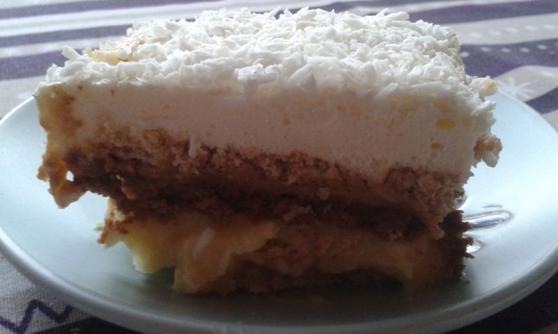 Ciasto Toffi na herbatnikach