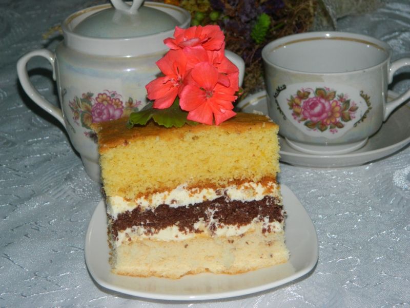 Ciasto trójkolorowe  Ciasto trójkolorowe