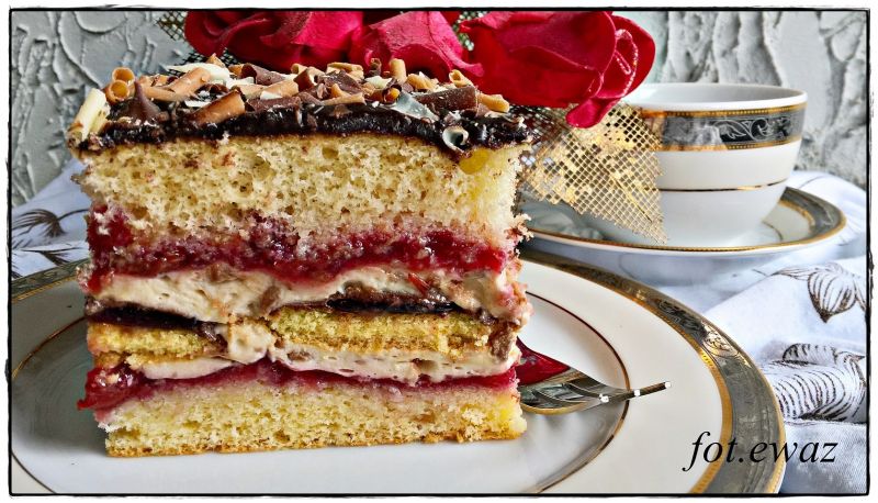 Ciasto truflowo wiśniowe Ciasto truflowo wiśniowe