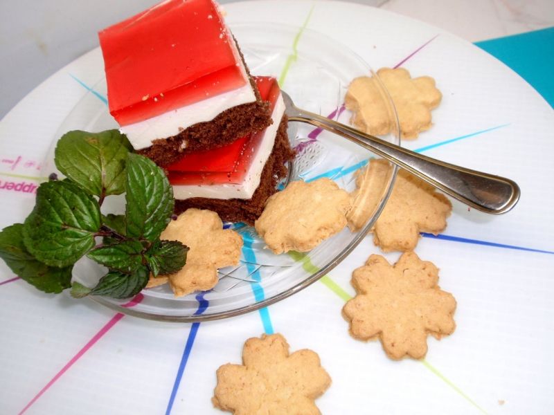 Ciasto trzy kolory Ciasto trzy kolory