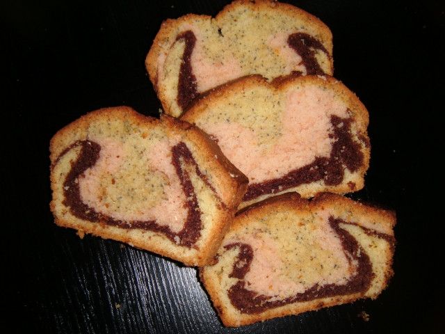 Ciasto ucierane - kolorowe