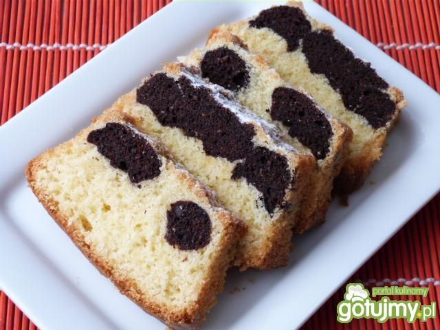 Ciasto ucierane waniliowo-kakaowe