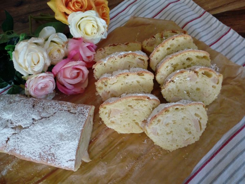 Ciasto ucierane z jabłkami Ciasto ucierane z jabłkami